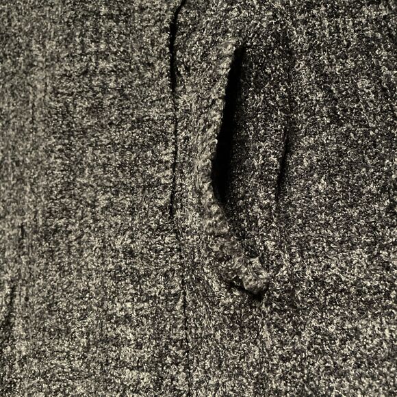 Barefoot Dreams Sweater Medium Gray CozyChic Lite Knit Ribbed Cardigan Pockets - Picture 8 of 8